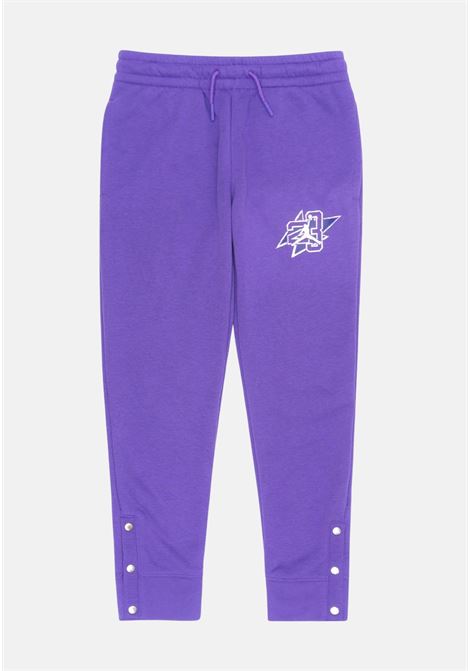 Pantaloni sportivo con elastico in vita colore viola JORDAN | Pantaloni | 45C809P44