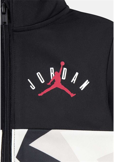 Black tracksuit with logo for boys and girls JORDAN | Sport suits | 85C554023