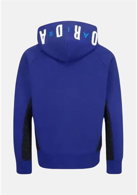 Blue unisex children's hooded sweatshirt JORDAN | 95A166BHN