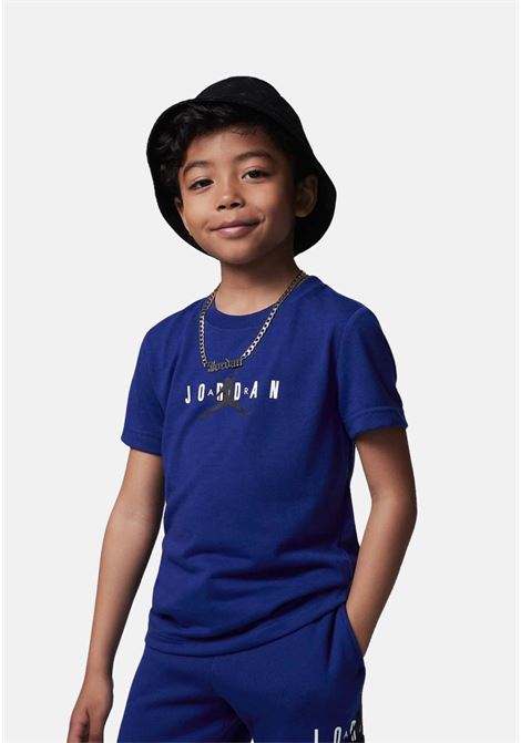 T-shirt blu con logo da bambino unisex JORDAN | T-shirt | 95B922U1A