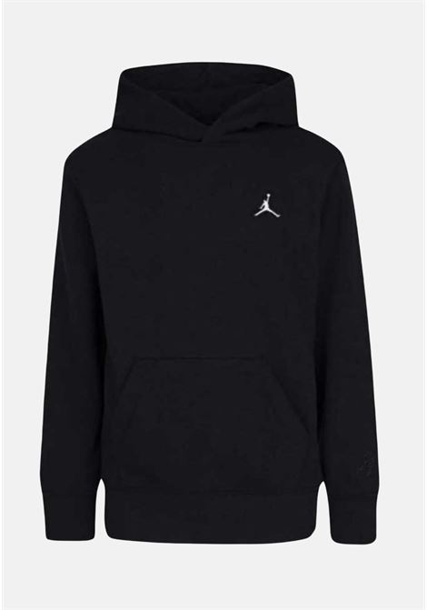 Black unisex children's hooded sweatshirt JORDAN | Hoodie | 95C551023