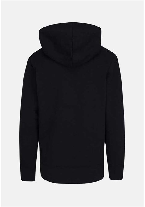 Black unisex children's hooded sweatshirt JORDAN | Hoodie | 95C551023