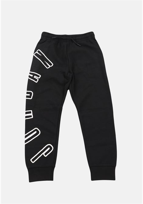 Black tracksuit bottoms for boys JORDAN | Pants | 95C663023