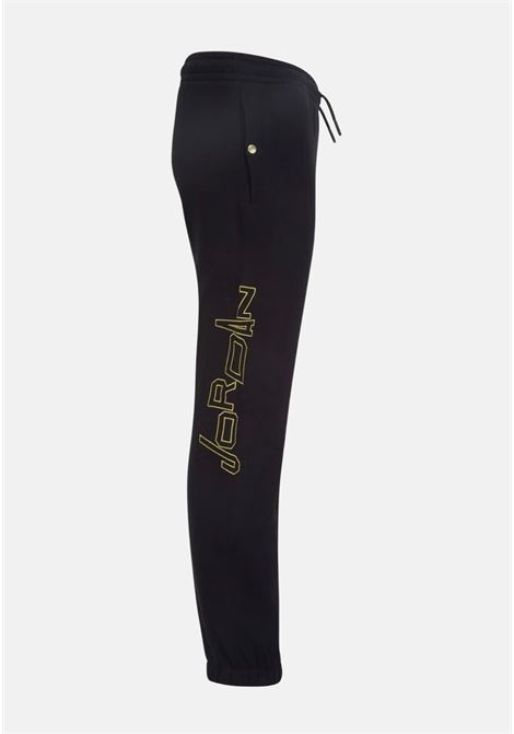 Black take flait trousers with unisex elastic waist JORDAN | Pants | 95C801023