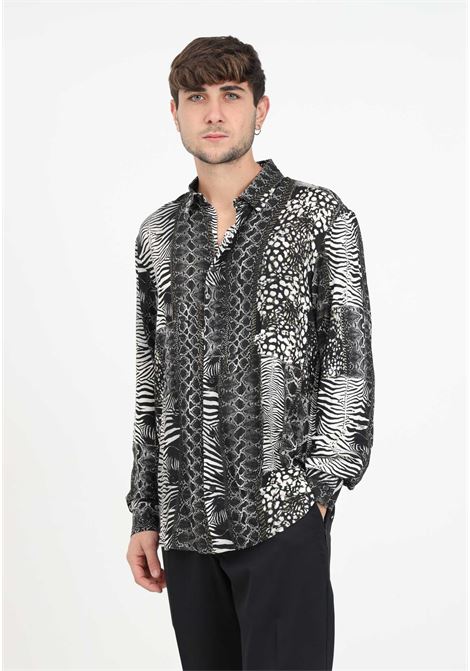 Men's animal print shirt JUST CAVALLI | Shirt | 75OAL2S1NS348899