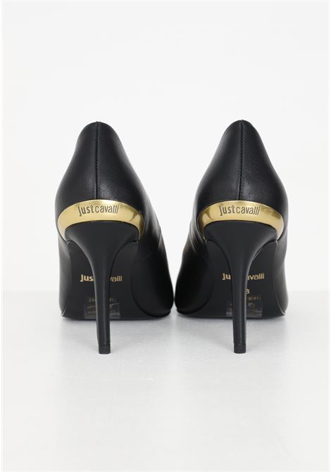 Black pumps with Tiger application for women JUST CAVALLI | Party Shoes | 75RA3S54ZP273899