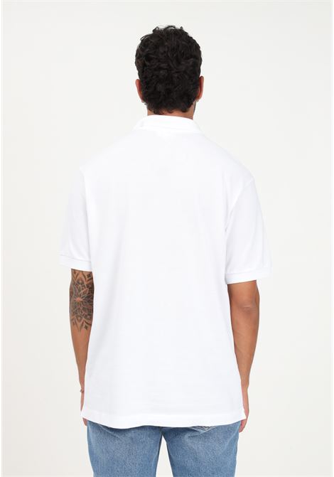 White polo shirt for men with crocodile logo patch LACOSTE | Polo T-shirt | 1212001