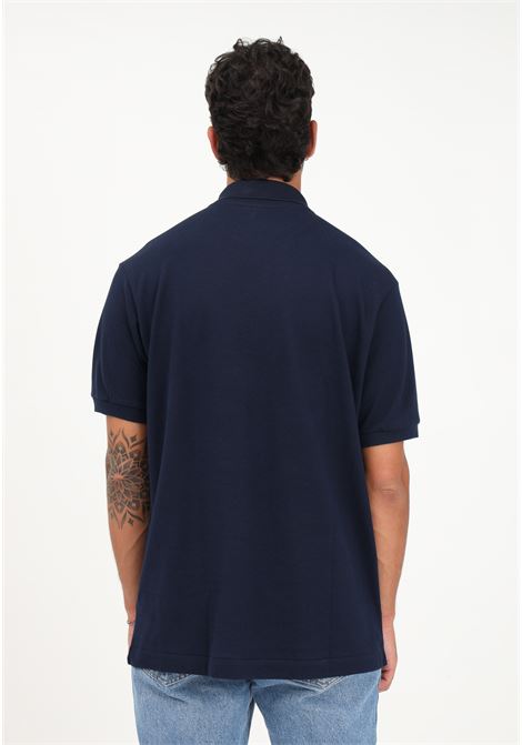 Blue polo shirt for men with crocodile logo patch LACOSTE | Polo T-shirt | 1212166
