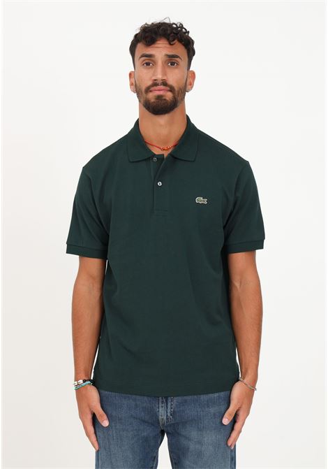 Green polo shirt with men's logo LACOSTE | Polo | 1212YZP