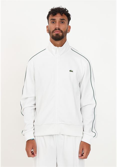 White sweatshirt with men's logo LACOSTE | SH145770V