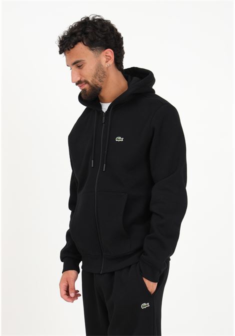 Men's black zip-up sweatshirt LACOSTE | SH9626031