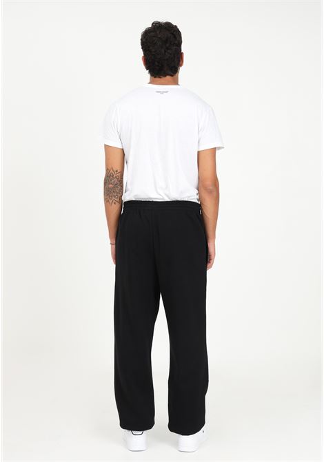 Pantalone sportivo nero da uomo con patch coccodrillo LACOSTE | Pantaloni | XH9610031