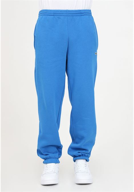 Electric blue sweatpants for men LACOSTE | Pants | XH9610SIY
