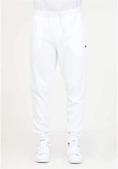 Pantalone sportivo bianco da uomo LACOSTE | Pantaloni | XH9624001