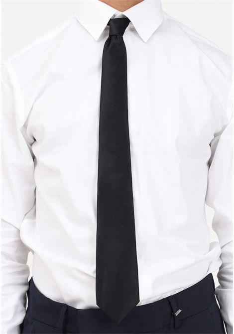 Black silk tie for men LANVIN | Necktie | 1282/11C.