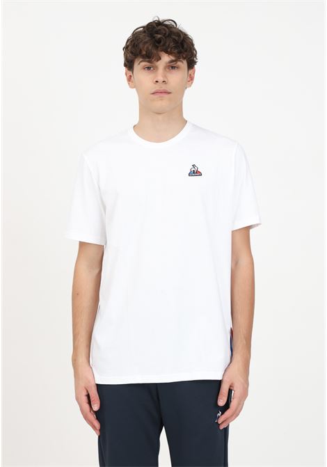 T-shirt bianca con logo da uomo LE COQ SPORTIF | T-shirt | 2320459.