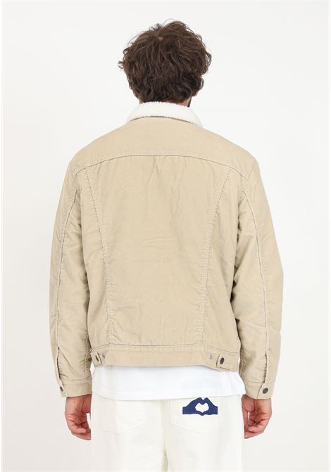 Beige sherpa jacket with pockets for men LEVI'S® | Jackets | 16365-02180218