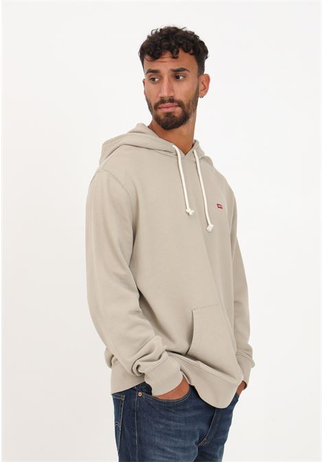 Beige sweatshirt with hood and logo for men LEVI'S® | Hoodie | 34581-00290029