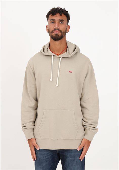 Beige sweatshirt with hood and logo for men LEVI'S® | Hoodie | 34581-00290029