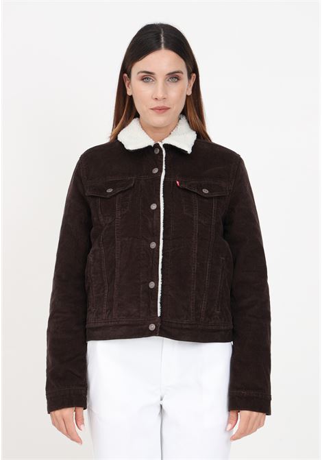 Brown Sherpa jacket for women LEVI'S® | Jackets | 36136-00680068