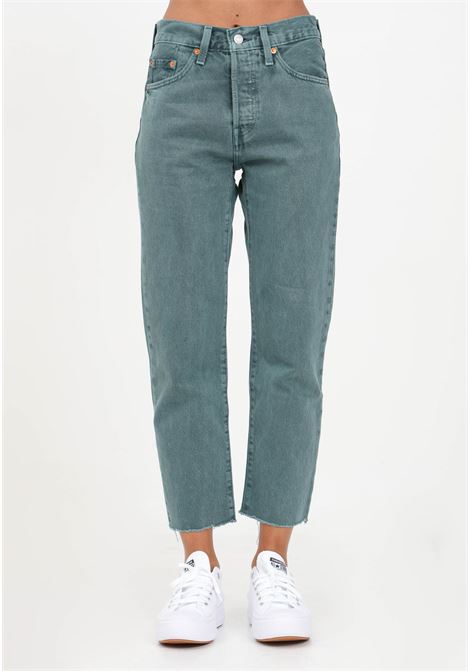 501® ORIGINAL green short jeans for women LEVI'S® | Jeans | 36200-02980298