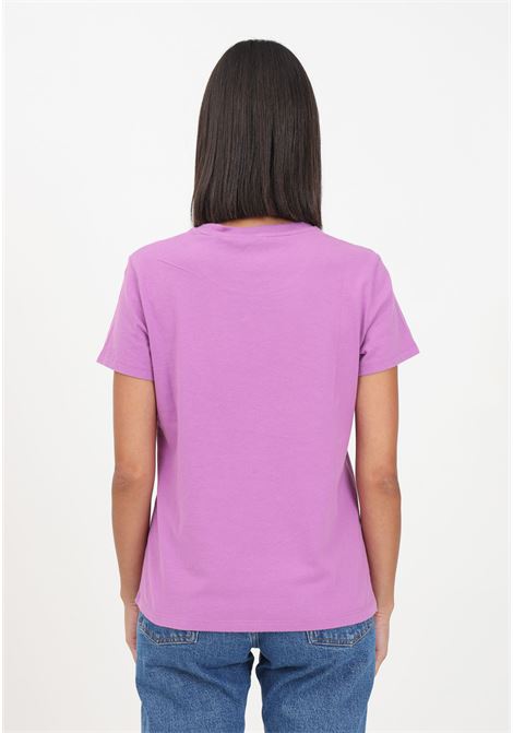 Fuchsia women's t-shirt with logo embroidery LEVI'S® | T-shirt | 39185-02470247