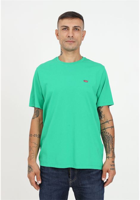 T-Shirt verde a girocollo con logo unisex LEVI'S® | T-shirt | 56605-01770177