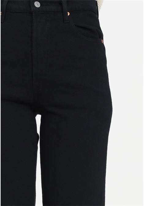 Jeans da donna Ribcage dritti alla caviglia in black denim LEVI'S® | Jeans | 72693-00120012