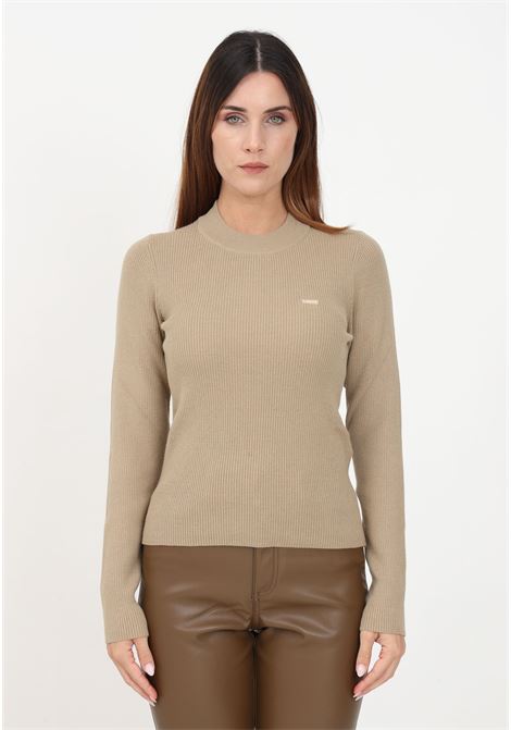 Beige ribbed crew-neck sweater for women LEVI'S® | Knitwear | A0719-00170017