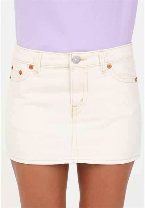 XS short white denim skirt for women LEVI'S® | Skirts | A4465-00020002