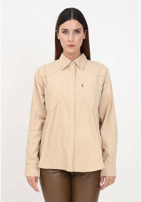 Beige western style shirt for women LEVI'S® | Shirt | A5974-00060006