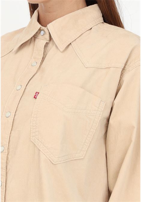 Camicia beige stile western da donna LEVI'S® | Camicie | A5974-00060006
