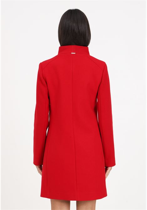 Cappotto rosso da donna in panno LIU JO | Cappotti | MF3271J460091757