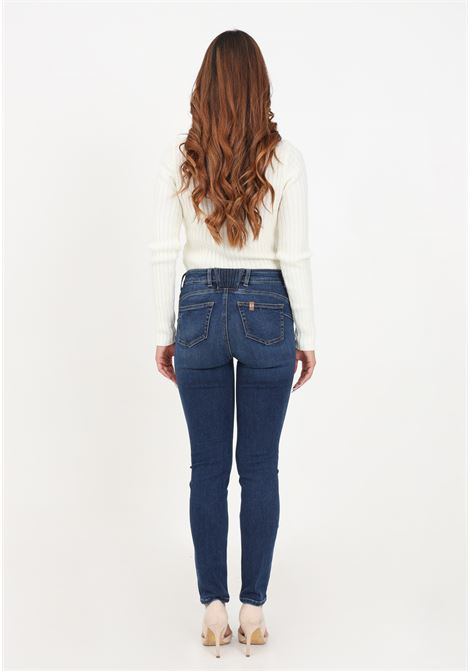 Women's five-pocket jeans made of stretch cotton denim LIU JO | Jeans | UF3132DS04178349