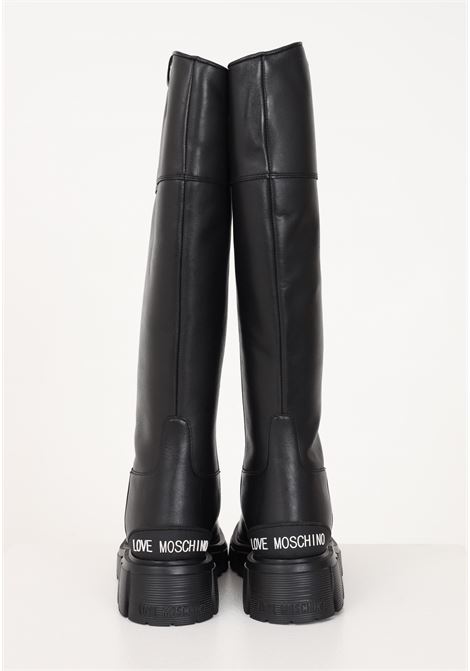 Black high boots for women LOVE MOSCHINO | Boots | JA26015G1HIA0000