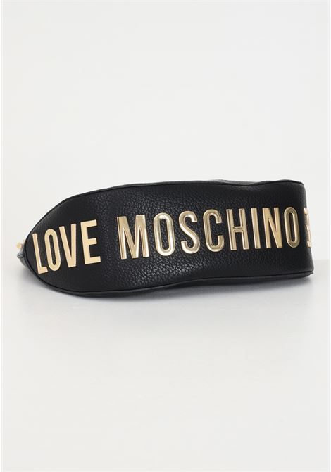 Borsa da donna nera Hobo Bag con Maxi Logo LOVE MOSCHINO | Borse | JC4018PP1HLT0000