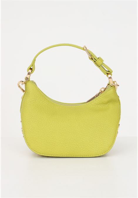 Mini borsa verde lime da donna con maxi logo in oro applicato sulla base LOVE MOSCHINO | Borse | JC4019PP1HLT0404