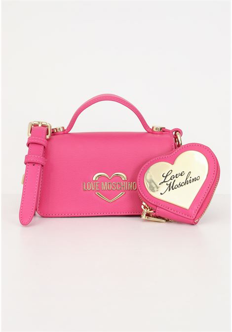 Mini borsa rosa da donna con tracolla LOVE MOSCHINO | Borse | JC4084PP1HLD0615