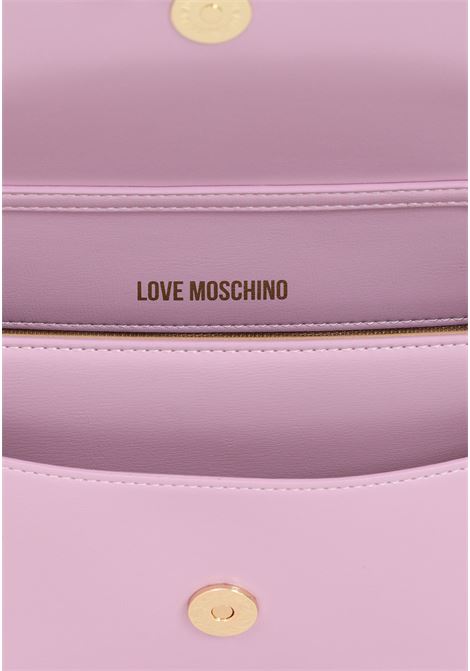 Lilac chain shoulder bag for women LOVE MOSCHINO | Bags | JC4095PP1HLV0662