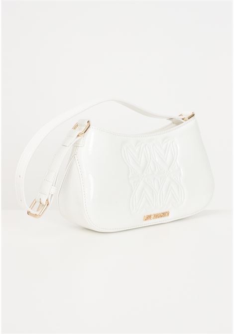 White handbag with women's logo LOVE MOSCHINO | Bags | JC4216PP0HKH0120