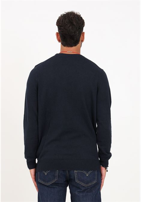 Blue sweater with men's logo LYLE & SCOTT | Knitwear | KN400VCEZ271