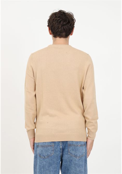 Beige sweater with men's logo LYLE & SCOTT | Knitwear | KN400VCW996