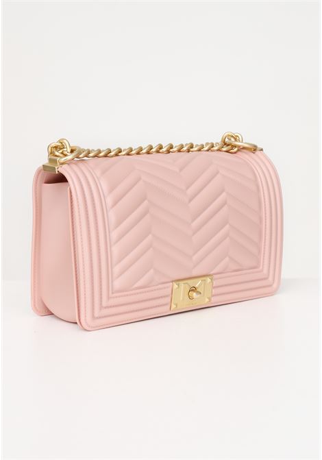 Flat M Manhattan 23 women's pearly pink shoulder bag MARC ELLIS | Bags | FLAT M MANHATTAN 23ROSA LOTUS/GOLD PERLATO