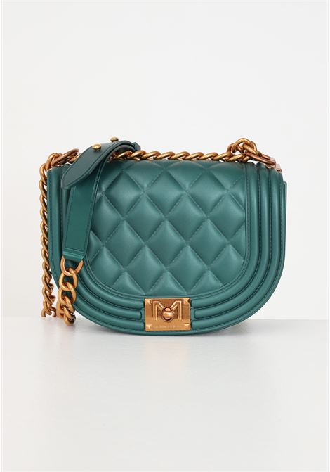 Green and gold shoulder bag for women MARC ELLIS | Bags | FLAT ZOEVERDE METALLIC/ORO DUCALE