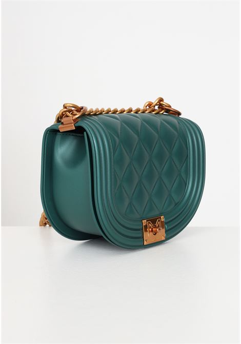 Green and gold shoulder bag for women MARC ELLIS | Bags | FLAT ZOEVERDE METALLIC/ORO DUCALE