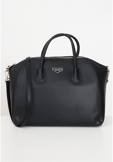 Black handbag with women's logo MARC ELLIS | Bags | JUSTINE L SHADE RUBLACK/GOLD