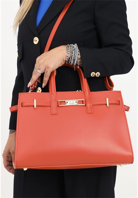 Brick-colored bag with shoulder strap for women MARC ELLIS | Bags | LADY L RUTAROCCO/GOLD