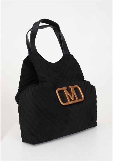 Borsa a spalla nera con logo lettering da donna MARC ELLIS | Borse | MILA MARCBLACK
