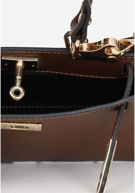 Brown women's handbag MARC ELLIS | Bags | QUEEN S RUBRUCIATO/GOLD