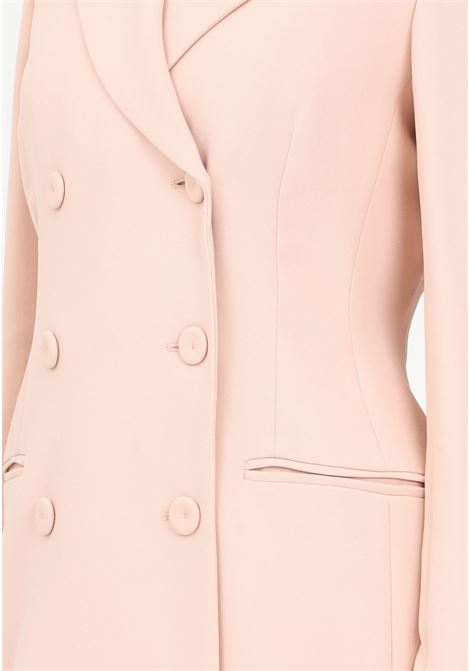 Pink double-breasted jacket for women MAX MARA | Blazer | 2360460334600016